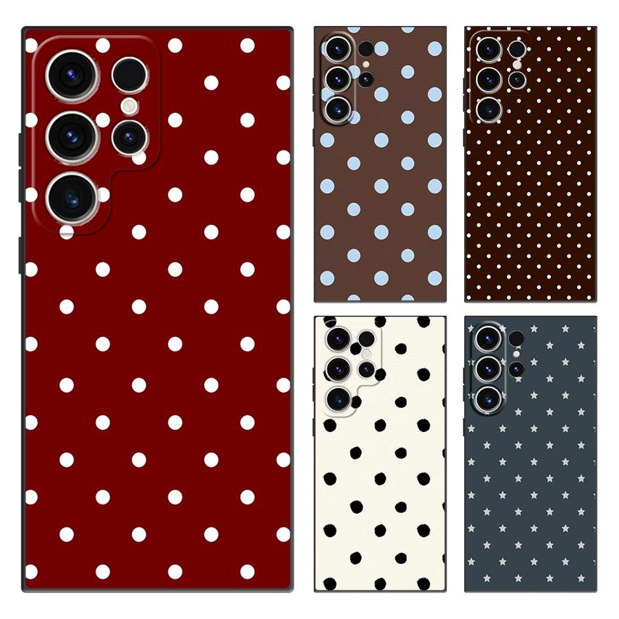 Phone Cases Samsung S25 Fe - Coque de téléphone rétro à pois