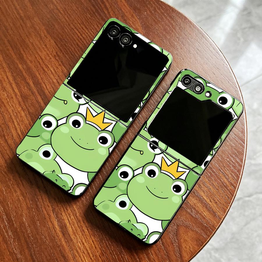 Phone Cases Z Fold 7 - Coque de téléphone intégrale motif grenouille
