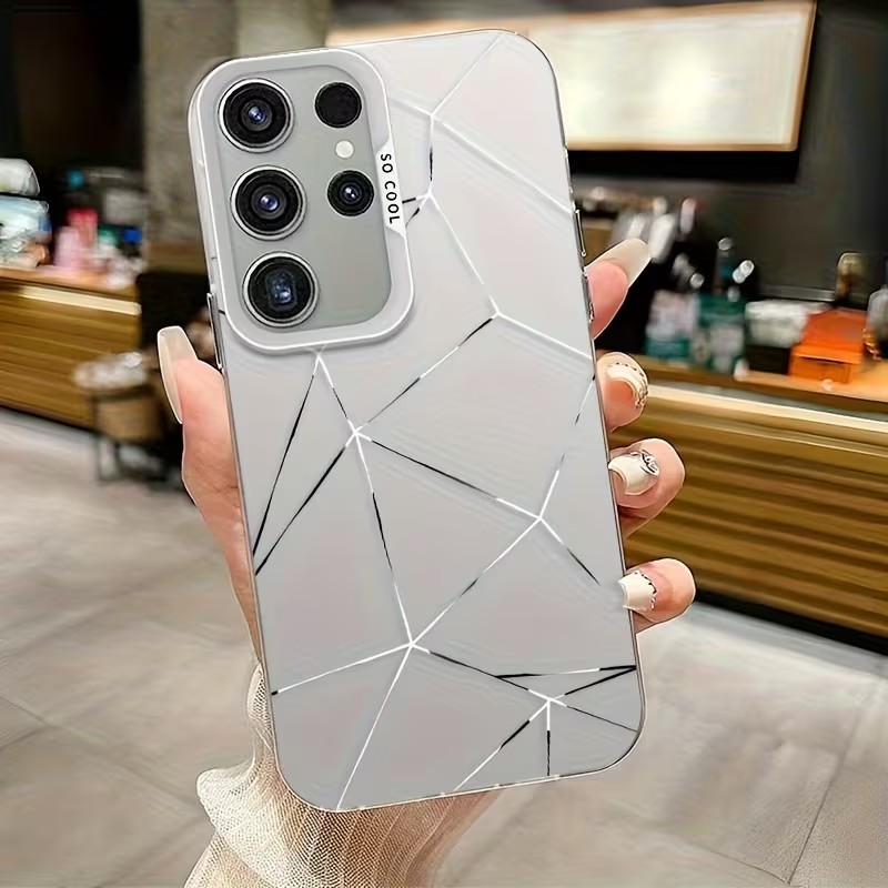 Phone Cases Silicone - Coque de téléphone multicolore dégradé argenté