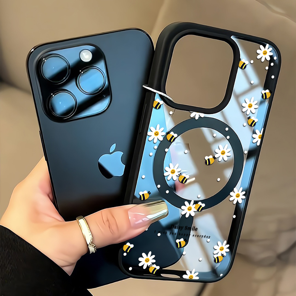 Phone Cases Clear - Coque de téléphone Fresh Daisy Bee