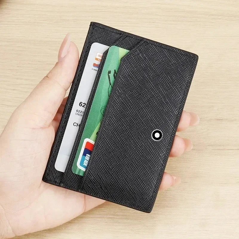 Card Holder Slim Case - Portefeuille Porte-cartes Business Slim en Cuir