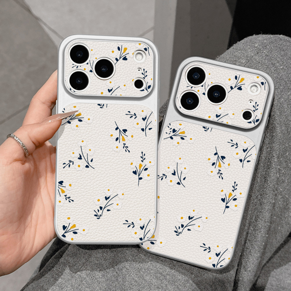 Phone Cases With Camera Cover - Coque de téléphone à motif floral