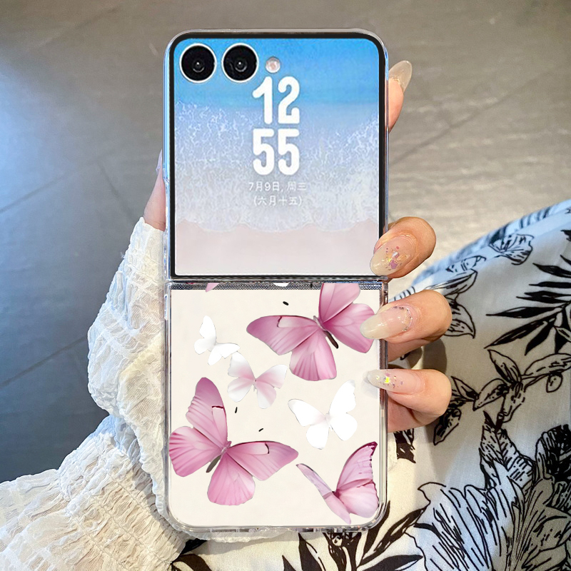 Phone Cases Z Fold 7 - Coque de téléphone à motif papillon