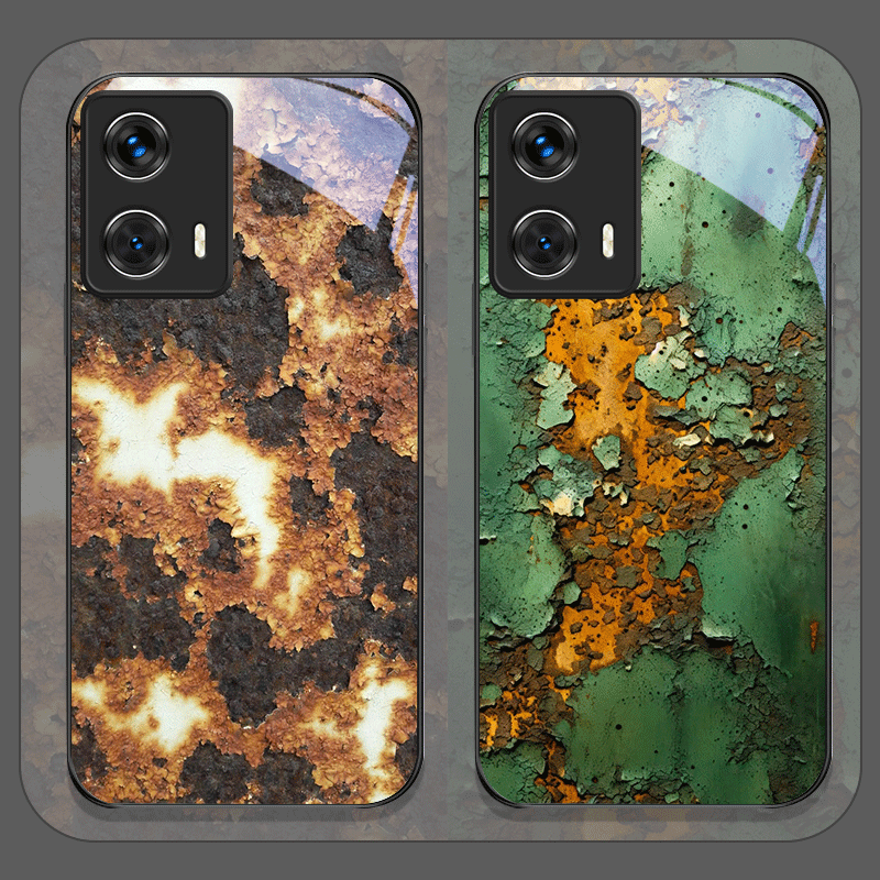 Phone Cases Metal - Coque de téléphone en verre trempé,