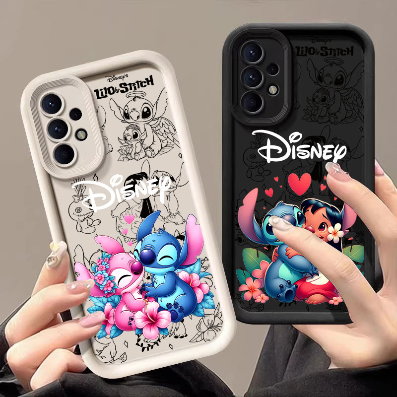 Phone Cases A14 Samsung - Coque en silicone Angel And Stitch
