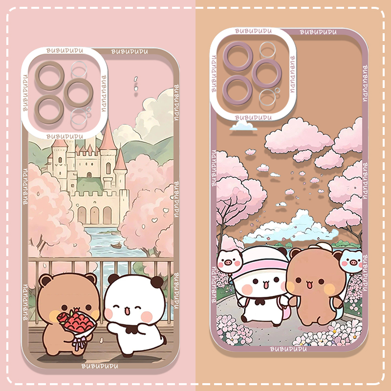 Phone Cases Clear - Mignon BUBU DUDU Couple clair coque