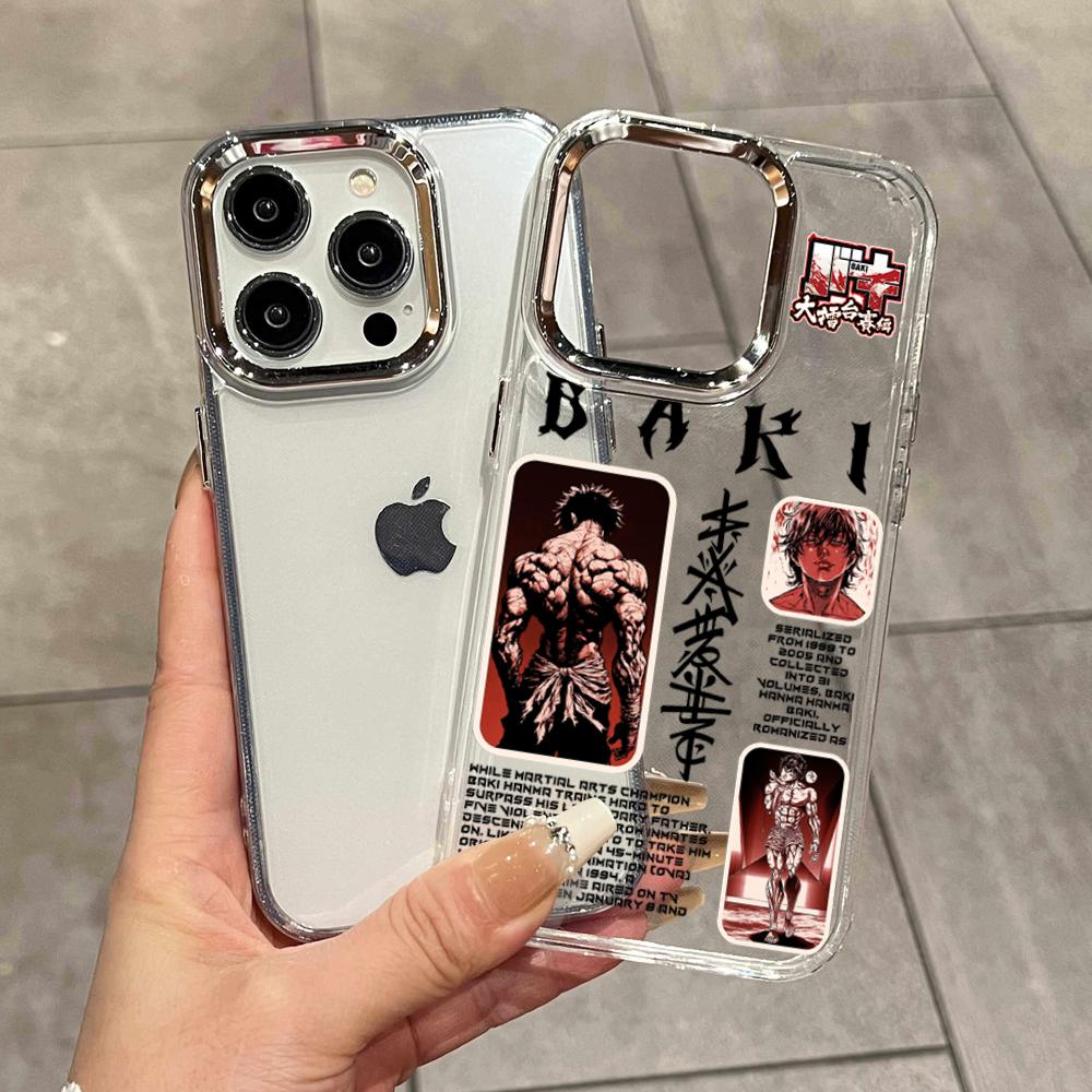 Phone Cases Clear - Coque de téléphone Cool B-Baki HanmaS