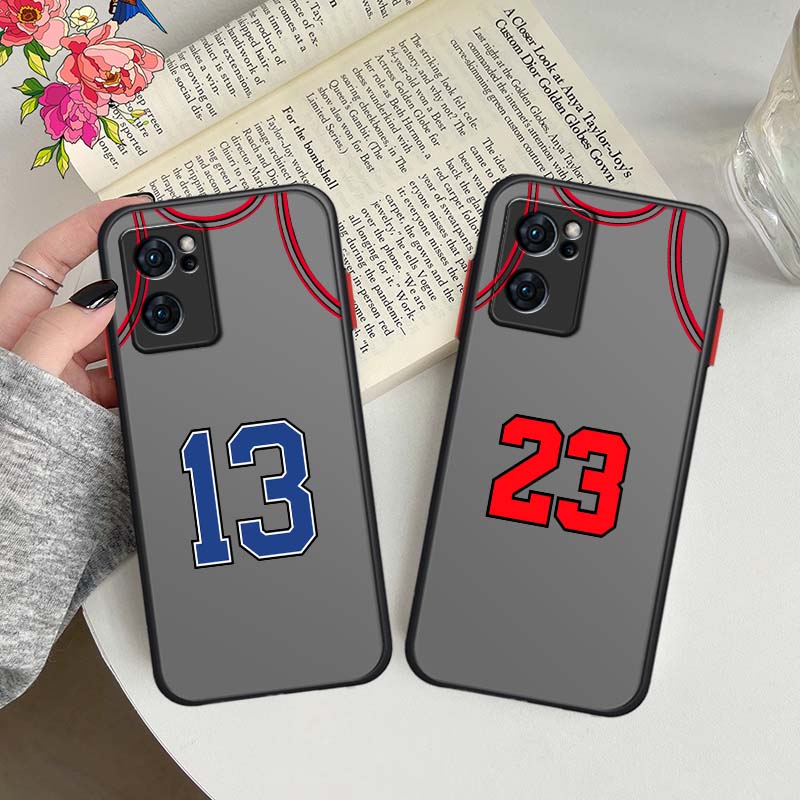 Phone Cases Jersey - Coque de téléphone translucide givrée avec