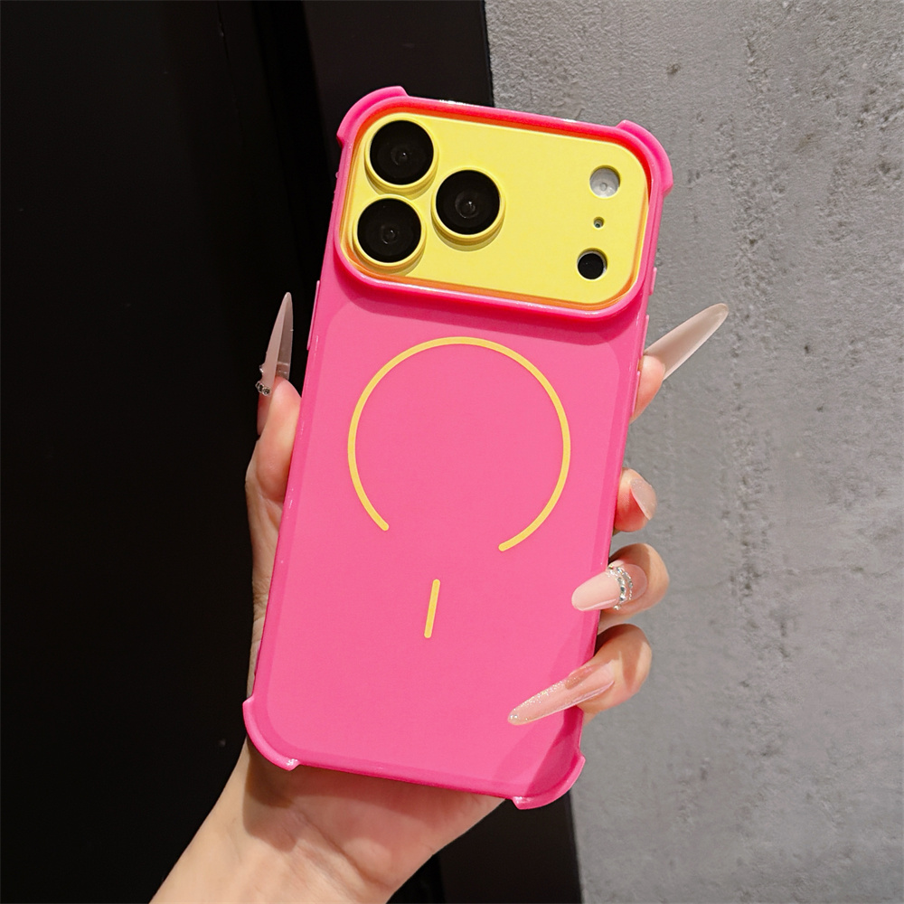 Phone Cases For Iphone 17 - Coque de téléphone antichoc bicolore pour