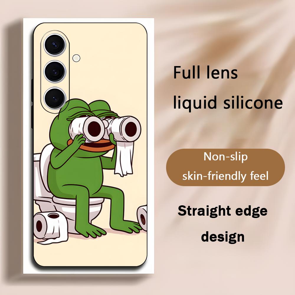 Phone Cases Samsung S25 - Triste Pepe la grenouille dessiner Cool