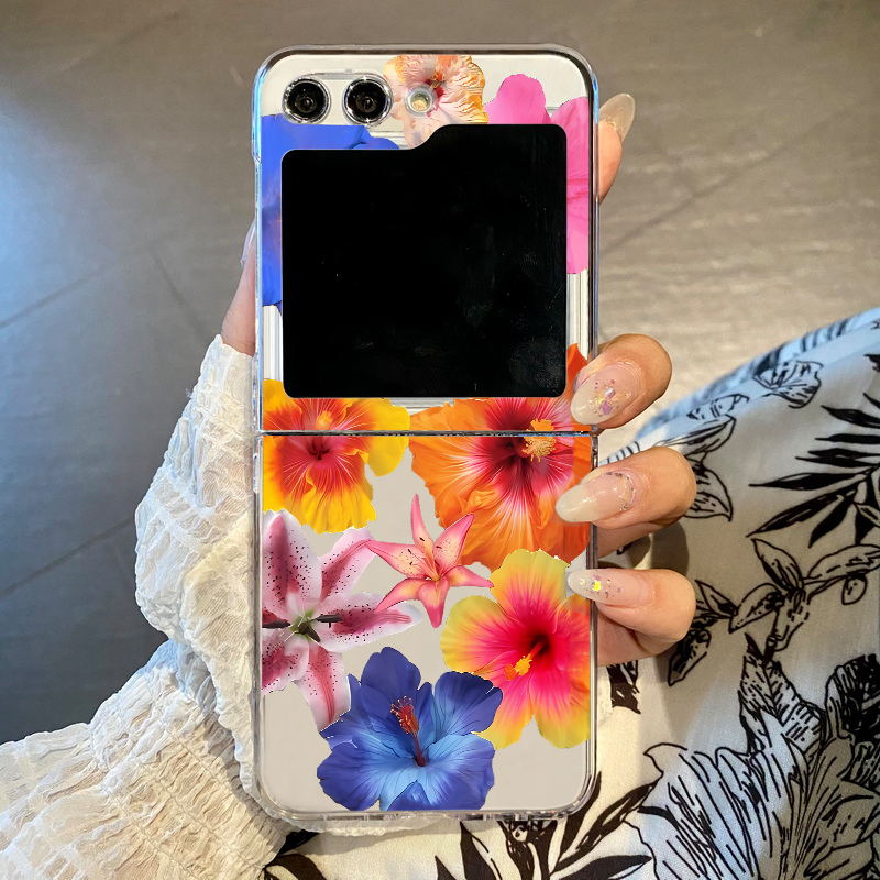 Phone Cases Z Fold 7 - Coque de téléphone à imprimé Floral