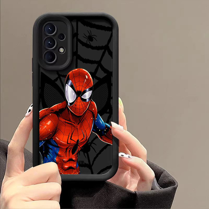Phone Cases A14 Samsung - Coque en silicone souple Marvel Spiderman