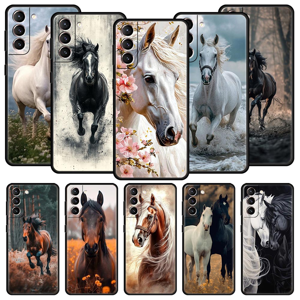 Phone Cases Horse - Coque de téléphone avec chevaux galopants
