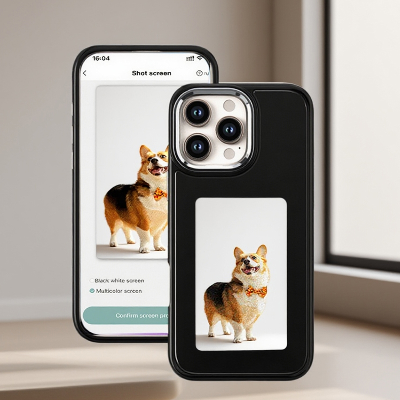 Phone Cases Diy - Coque de téléphone avec écran e-ink