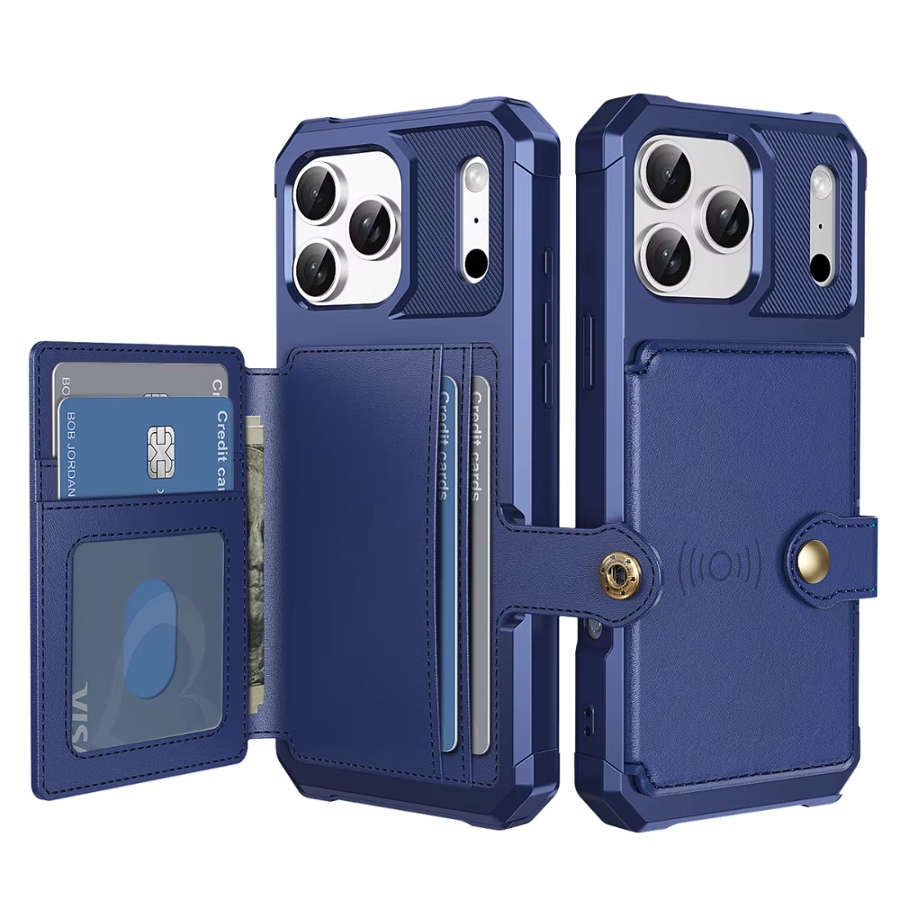 Card Holder Slim Case - Étui portefeuille pour téléphone Apple IPhone
