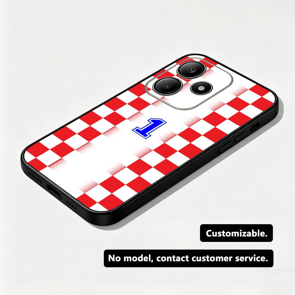 Phone Cases Jersey - Coque de téléphone souple noire pour