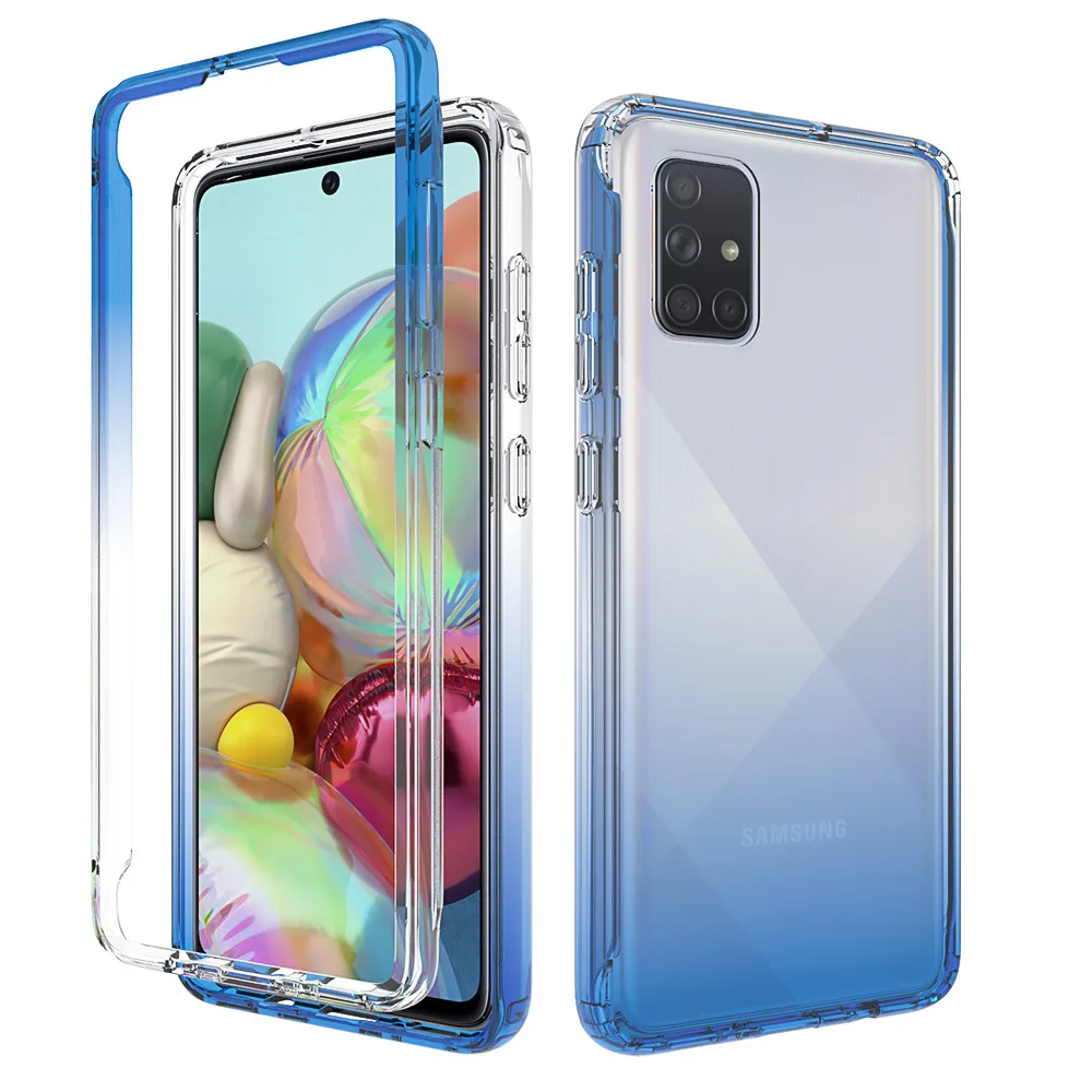 Buy Phone Cases - Étui transparent couleur bonbon pour Samsung
