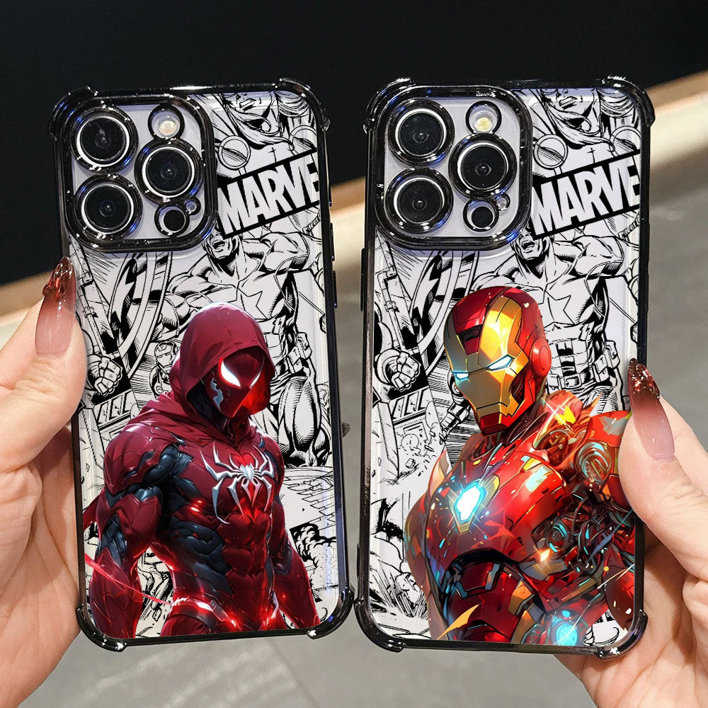 Phone Cases A14 Samsung - Coque de luxe Iron Spider Man