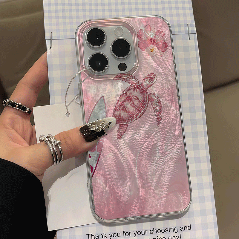 Phone Cases With Camera Cover - Coque de téléphone avec motif vague