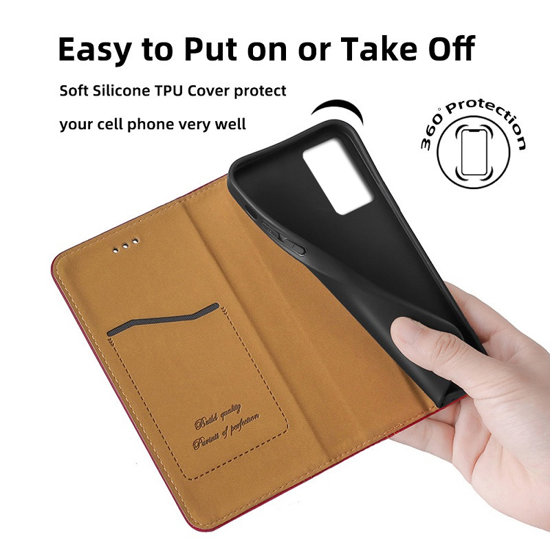 Étui portefeuille en cuir pour - Buy Phone Cases avis et prix