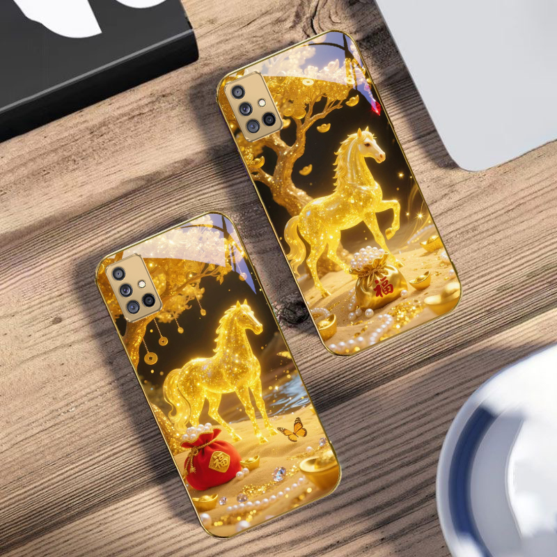 Le cheval de combat doré pour  - Phone Cases Horse avis et prix