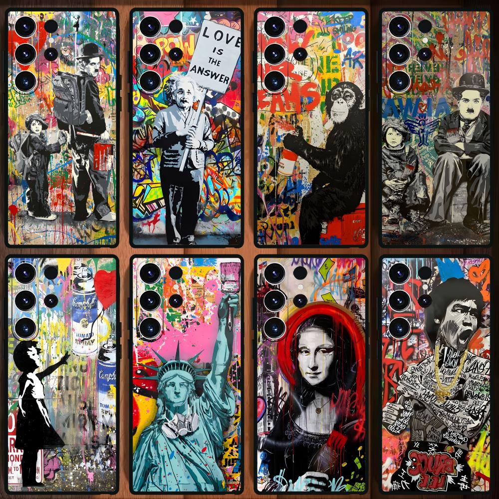 Banksy Graffiti Art coque de t - Phone Cases Samsung S25 avis et prix