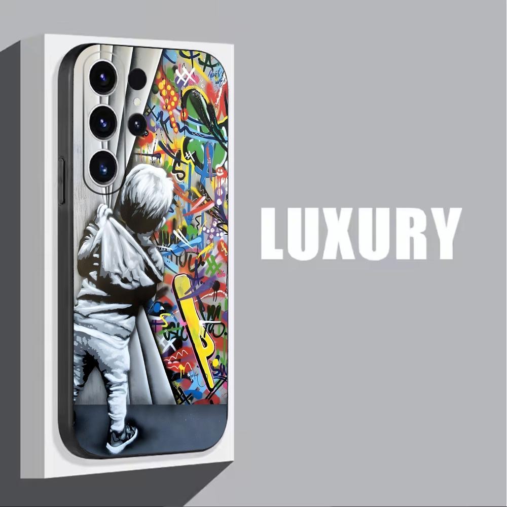Banksy Graffiti Art coque de t - Phone Cases Samsung S25 avis et prix