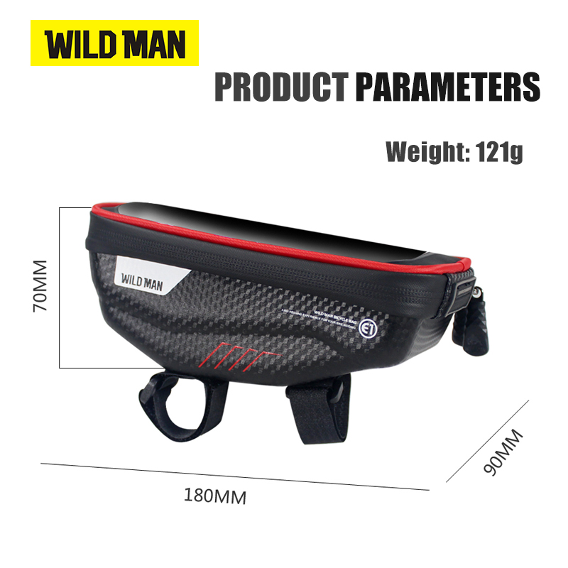 WILD MAN-Sac de vélo à écran t - Phone Cases Youtube avis et prix