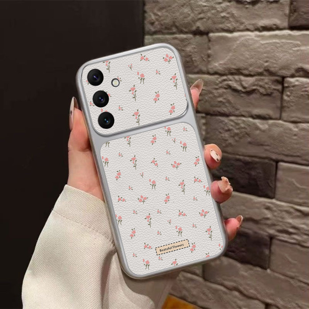 Étui de téléphone en cuir avec - Phone Cases With Camera Cover avis et prix