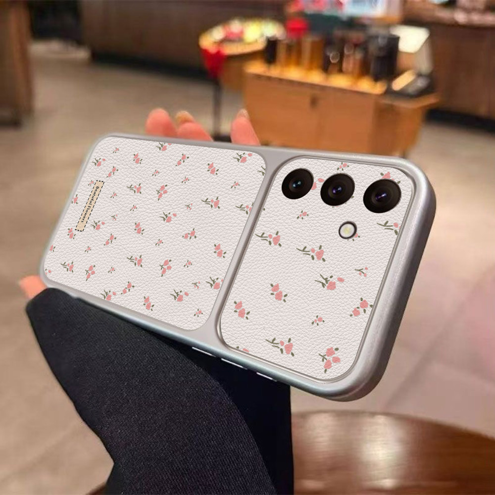 Étui de téléphone en cuir avec - Phone Cases With Camera Cover avis et prix