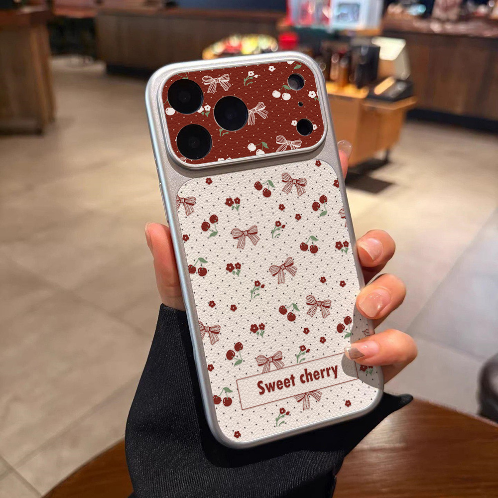 Étui de téléphone en cuir avec - Phone Cases With Camera Cover avis et prix