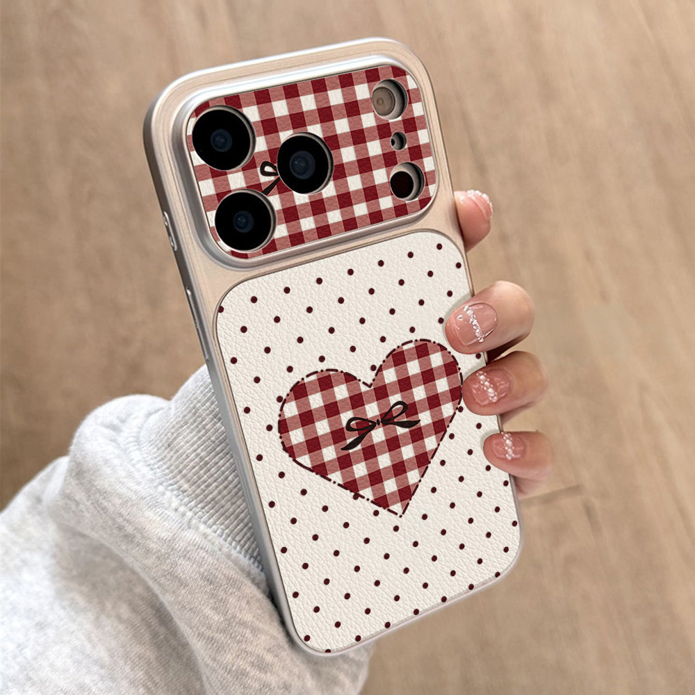 Étui de téléphone en cuir avec - Phone Cases With Camera Cover avis et prix