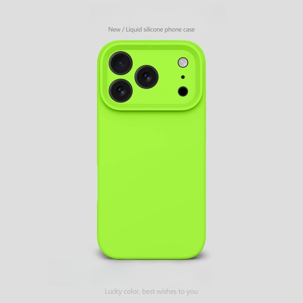 Coque en silicone liquide 1:1  - Phone Cases With Camera Cover avis et prix