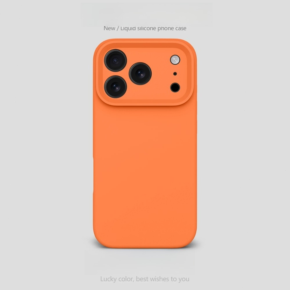 Coque en silicone liquide 1:1  - Phone Cases With Camera Cover avis et prix