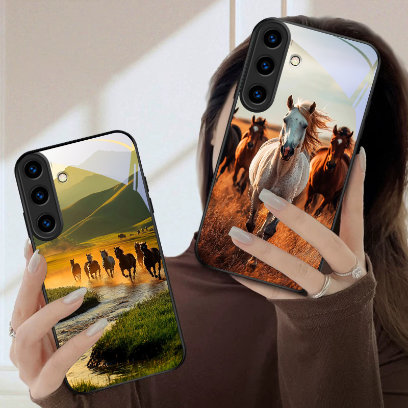 Étui de téléphone en verre noi - Phone Cases Horse avis et prix
