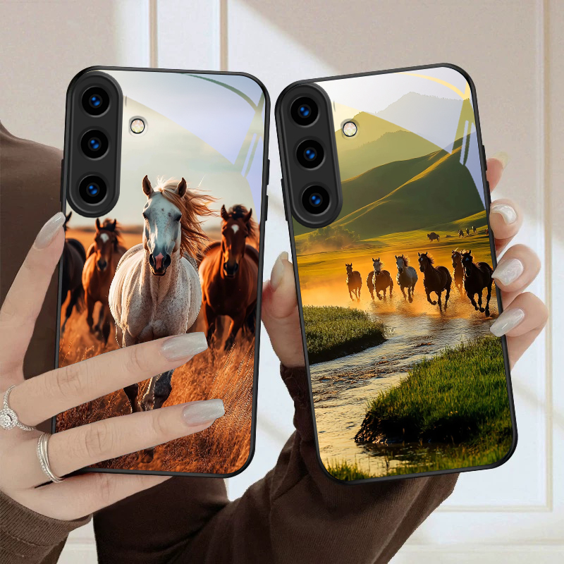 Étui de téléphone en verre noi - Phone Cases Horse avis et prix