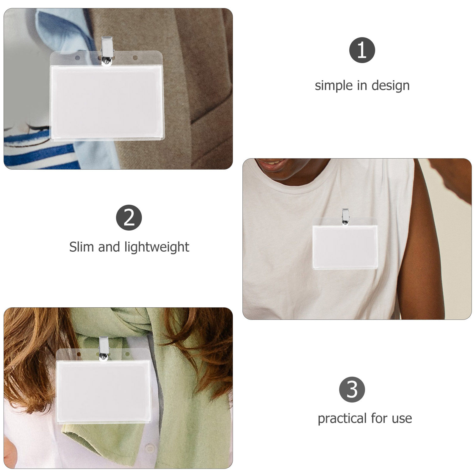 Porte-badge en plastique rigid - Card Holder Slim Case avis et prix