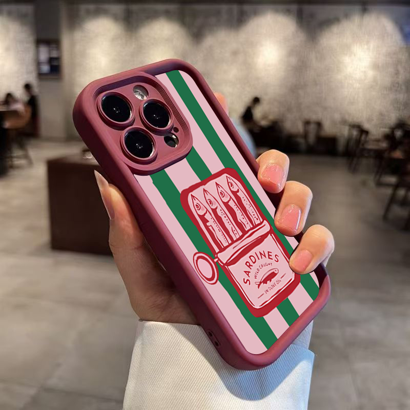 Coque de téléphone rétro rayée - Phone Cases Funny avis et prix