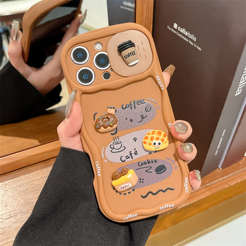 Coque de téléphone 3D en forme - Phone Cases With Camera Cover avis et prix