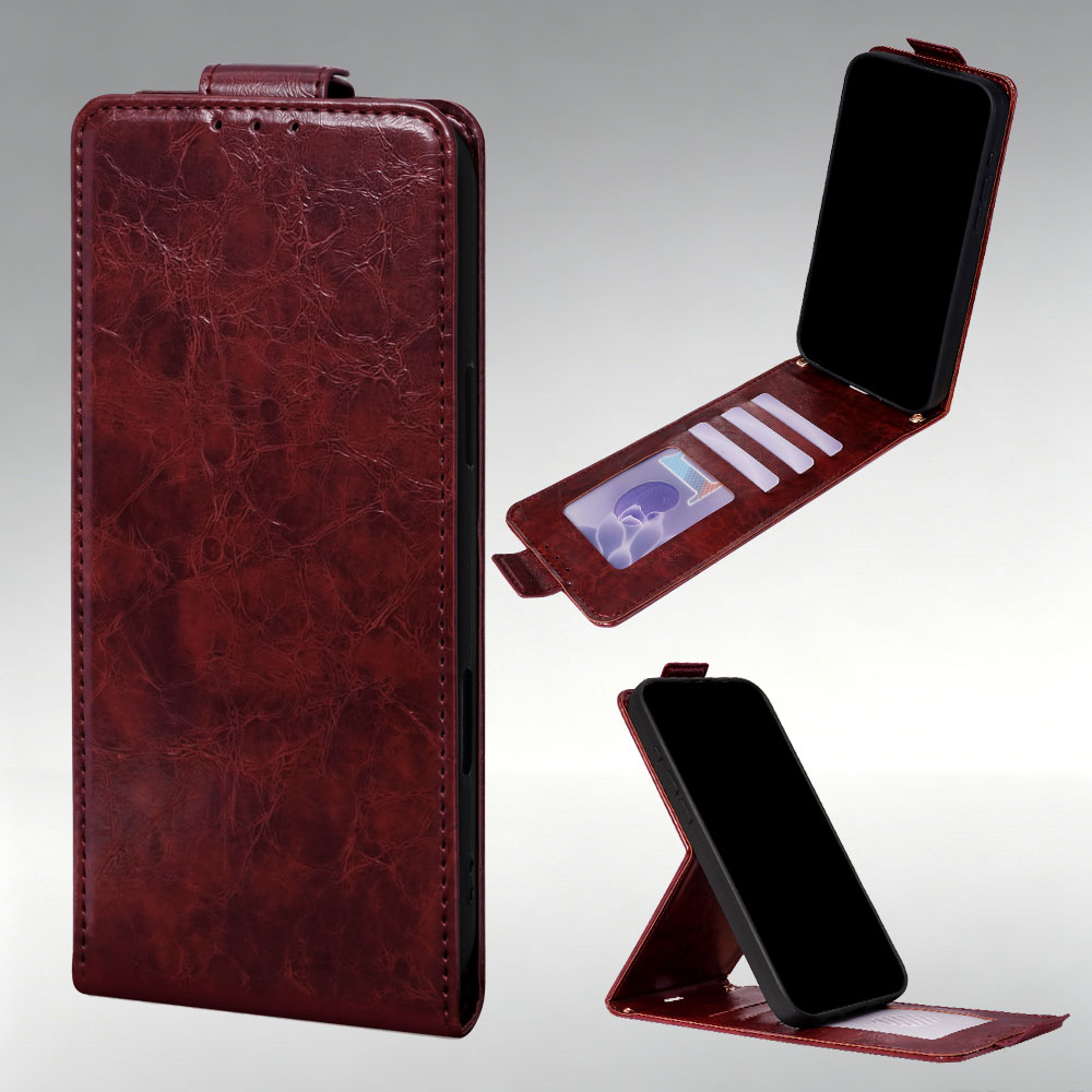Étui en cuir anti-rayures avec - Card Holder Slim Case avis et prix