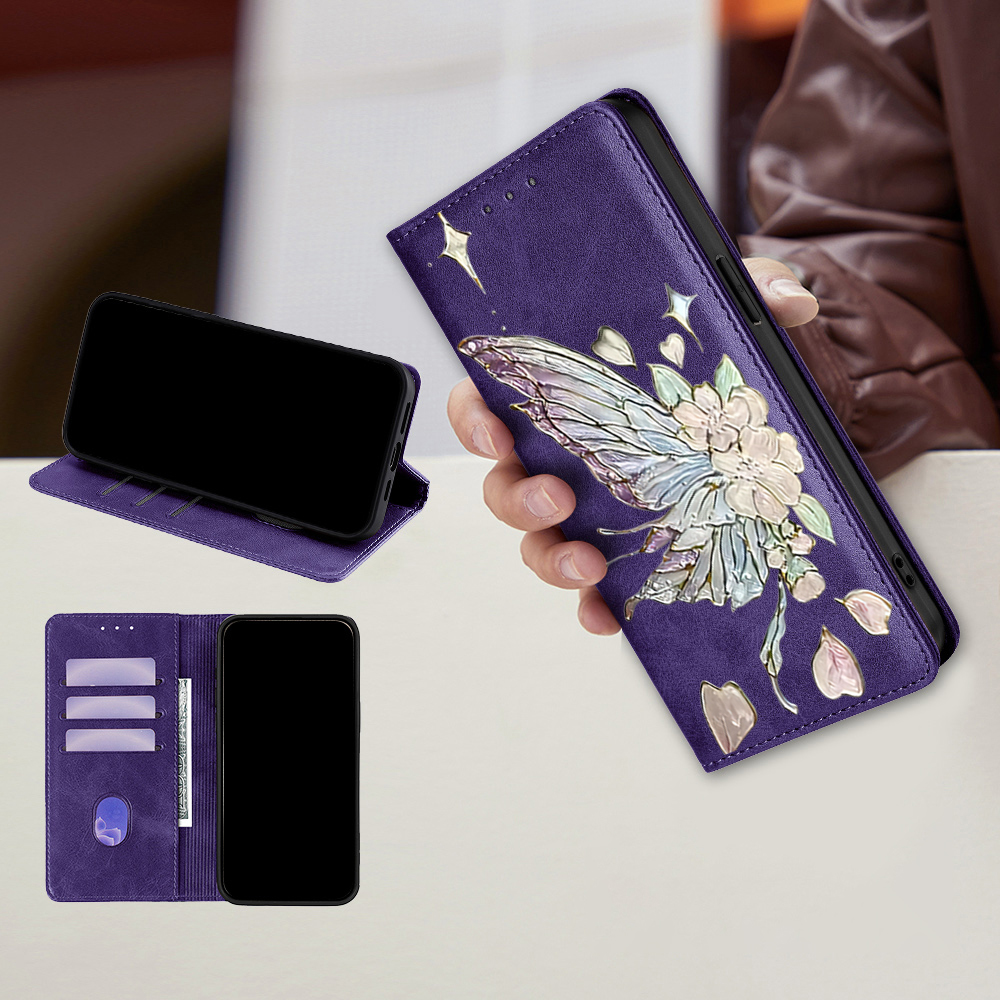 Étui portefeuille en cuir magn - Phone Cases Samsung S25 Fe avis et prix